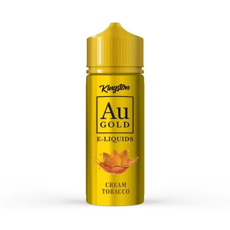 Cream Tobacco Kingston AU Gold 100ml E-liquid Shortfill - Blue Fusion - Image 2