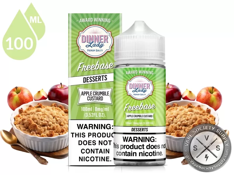 Apple Crumble Custard DINNER LADY 100ml