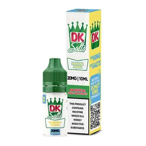 Donut King Bar Juice Nic Salt E-liquids - Nic Salt Strength#10mg>20mg~Flavour#Banana Shake>Cherry Ice>Delightful Lemon>Double Apple>Dragon Razz Grape>Pineapple Ice>Soft Mint>Strawberry Kiwi (D31567)