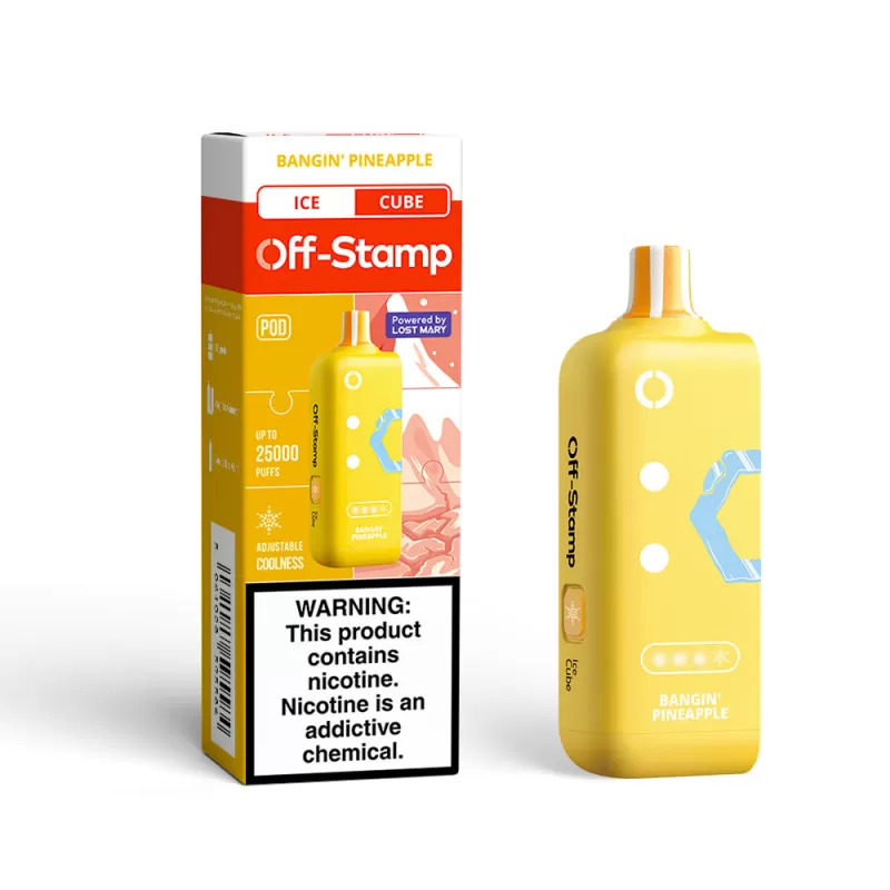 Off-Stamp X-CUBE Ice Cube 25K Disposable POD Powered By LOST MARY – 25000 Puffs - Apple Pear - Image 3