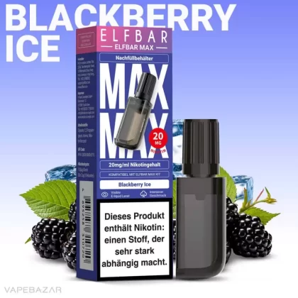 Elf Bar Max – Blackberry Ice – Prefilled Pod - Elf Bar / ca. 6000 / 20mg/ml