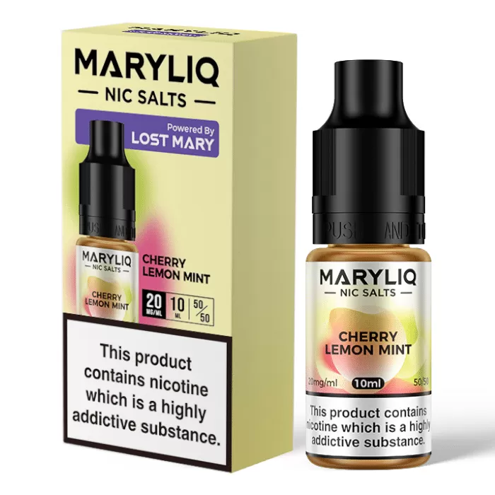 Cherry Lemon Mint Mary Liq Nic Salts e Liquid 10ml – TPD - Vapestorm Co