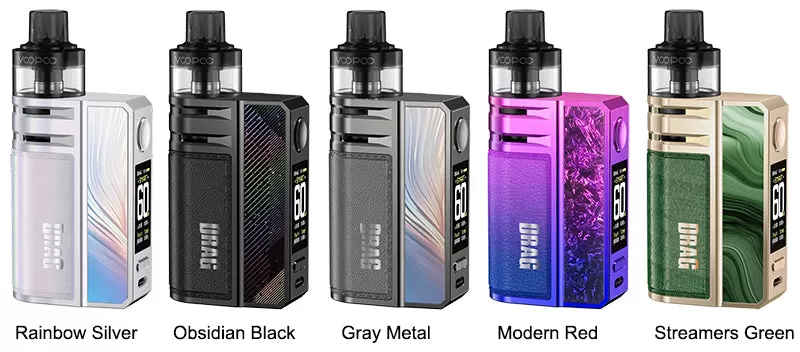 VOOPOO Drag E60 Kit (Forest Era Edition) - Streamers Green - Image 2