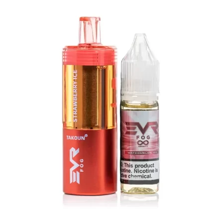 EVRFOG 100K Refillable Disposable Pod - Blue Razz, Cherry Bomb