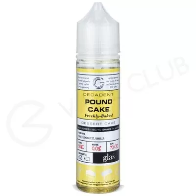 Pound Cake Shortfill E-Liquid by Glas Basix 50ml