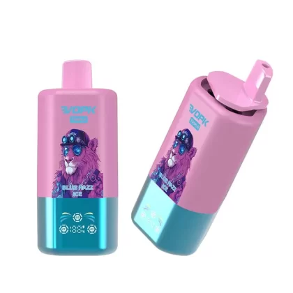 VOPK Triple 60000 Puffs Disposable Vape - Flavors#Watermelon ice + Triple melon ice+Strawberry ice Cream>Strawberry Banana + Raspberry Watermelon + Pineapple Coconut>Peach Berry + Blue Razz (D77CDD)