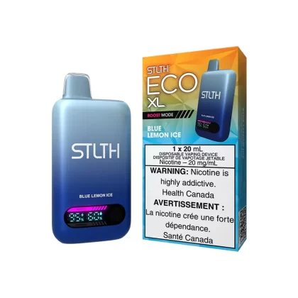 Stlth Eco Box XL Disposable - Green Apple Ice, Polar Mint (F3E7D0)