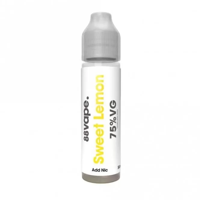 Sweet Lemon (Lemon Sherbet) Shortfill E-Liquid by 88vape (50ml) - 0mg