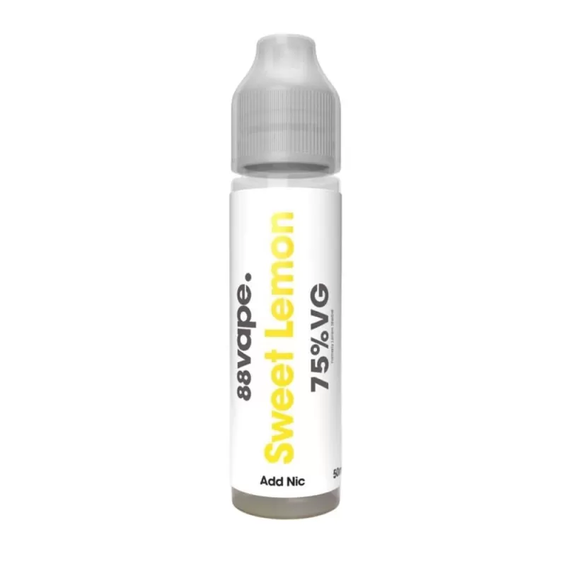 Sweet Lemon (Lemon Sherbet) Shortfill E-Liquid by 88vape (50ml) - 0mg - Image 2