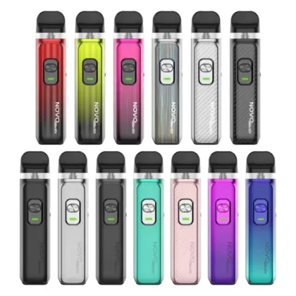SMOK Novo Master 30W Pod System - Black Carbon Fiber, Green Black