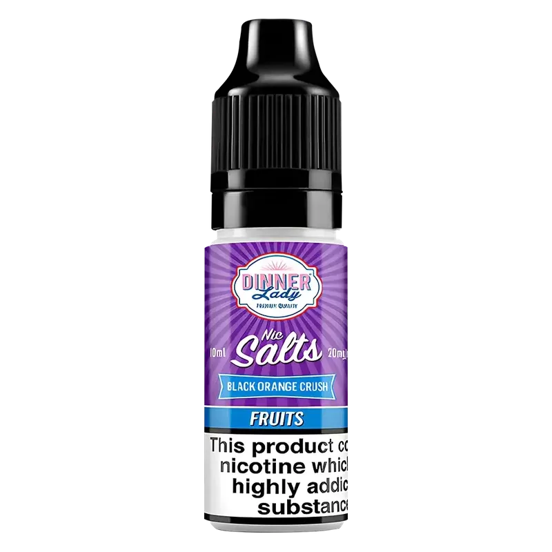 Dinner Lady Black Orange Crush Nic Salt Vape Juice