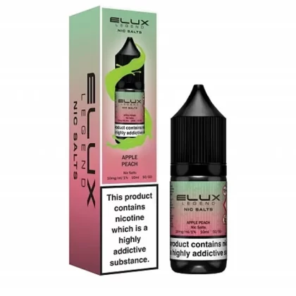 Elux Legend Apple Peach Nic Salt E-Liquid - Vape Product, Vape Product