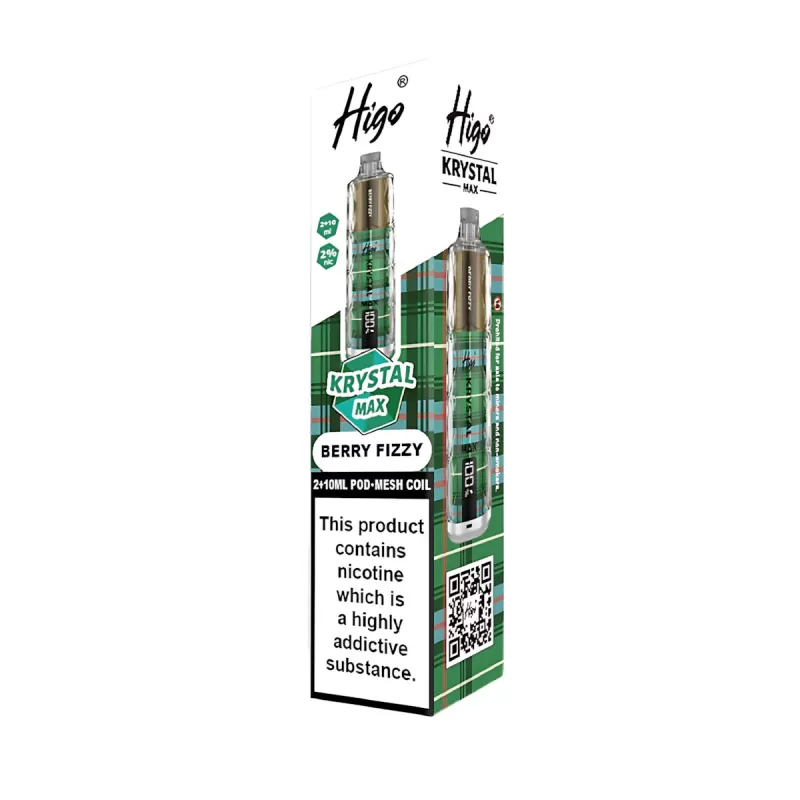 Higo Krystal Max 7500 Prefilled Pod Kit - Strawberry Raspberry Cherry Ice