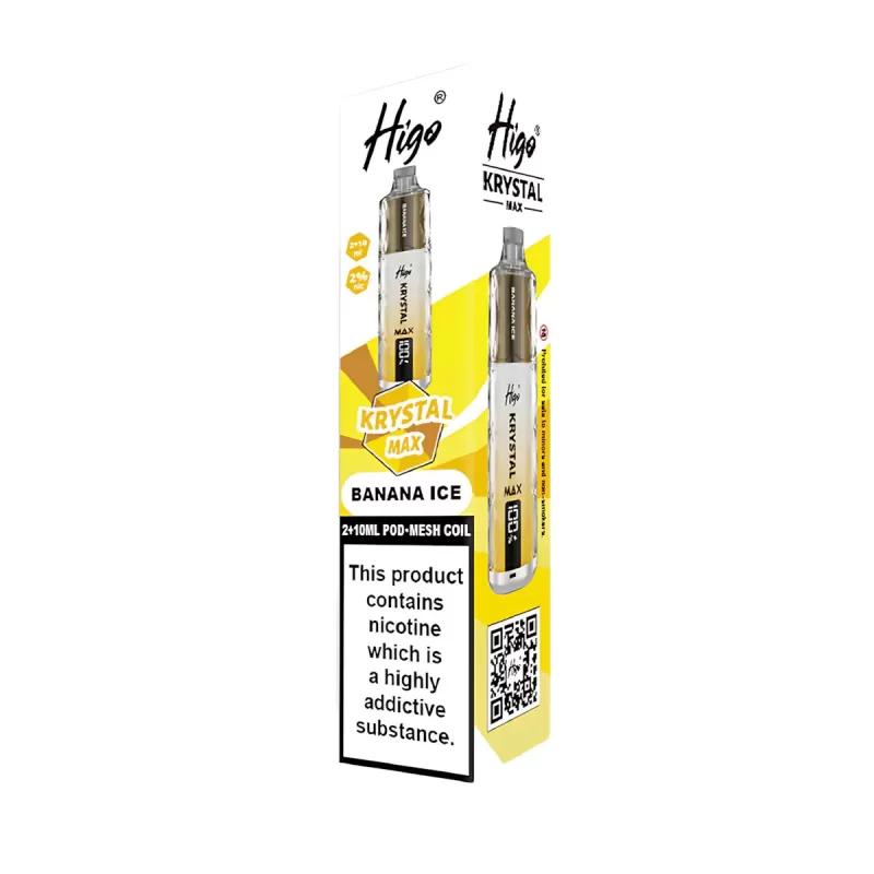 Higo Krystal Max 7500 Prefilled Pod Kit - Strawberry Raspberry Cherry Ice - Image 2