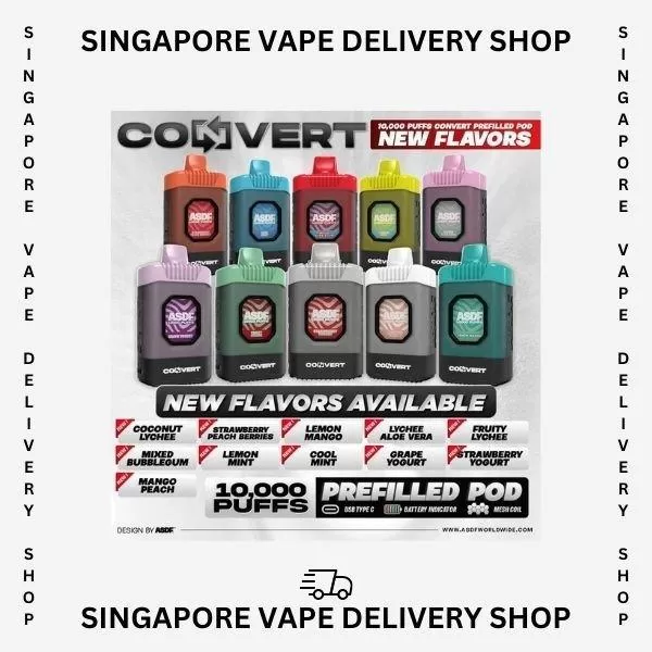 ASDF Convert 10000 Puffs - Strawberry Pear (Kit Set) - Image 2