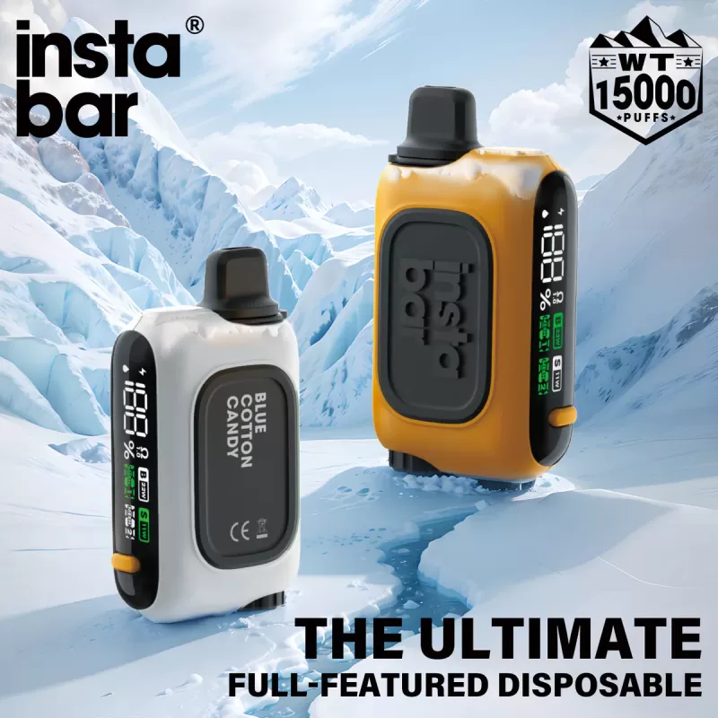 InstaBar WT15000 Disposable Device – 15000 Puffs - Strawberry Kiwi