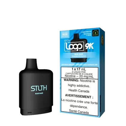 STLTH Loop 9K Blue Razz Pod