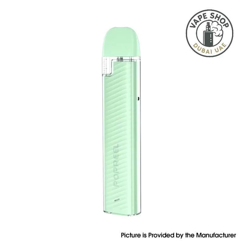 Uwell Popreel P1 Pod System Kit 400mAh 13W in Dubai - Apple Green, Apricot Beige - Image 2