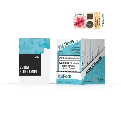 ZPODS – VODKA BLUE LEMON
