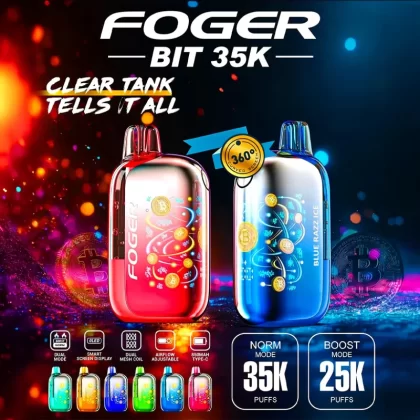 FOGER Bit 35K Puff Disposable Device - 35,000 Puffs
