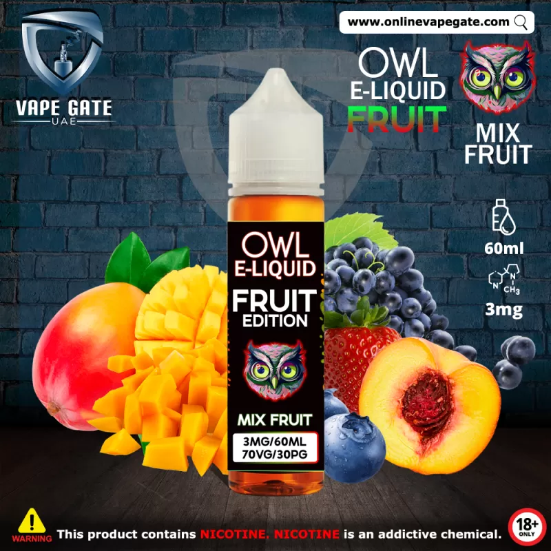 Owl Golden Edition Mix Fruit E-Liquid 60ml