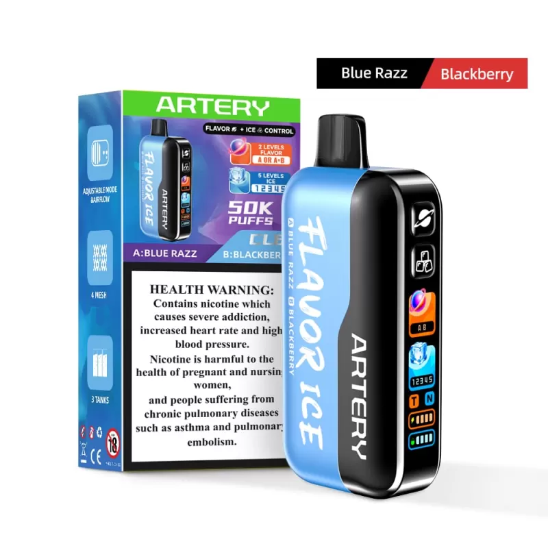 Artery CL6 50K Rechargeable Disposable Vape (50,000 Puffs) - Vimto / 20 mg - Image 2