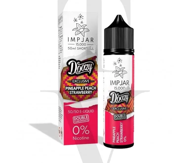 IMP JAR X DOOZY EXCLUSIVE PINEAPPLE PEACH STRAWBERRY 50ML SHORTFILL E-LIQUID