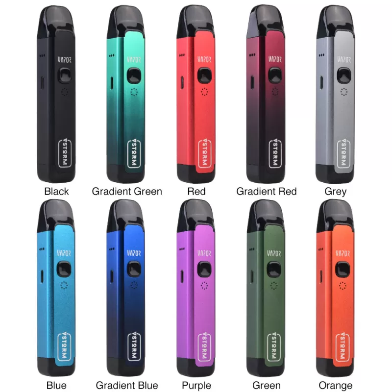 Vapor Storm Flame Pod Kit 25W 1100mAh - Grey - Image 2