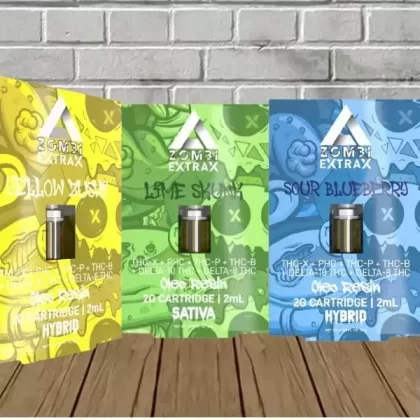 Zombi Extrax Oleo Resin Blackout Blend Vape Cartridge 2g