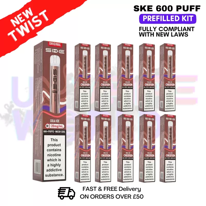COLA ICE – Crystal Bar Puffs 600 SKE Box Of 10