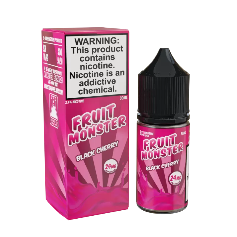 Fruit Monster Salt - Black Cherry - 30ML E-Liquid - 24MG