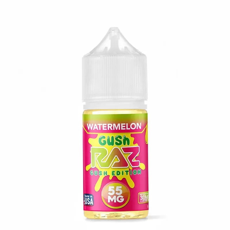 Pod Juice X Raz Watermelon Gush 30mL Salt Nic E-Juice - Vape Product, Vape Product