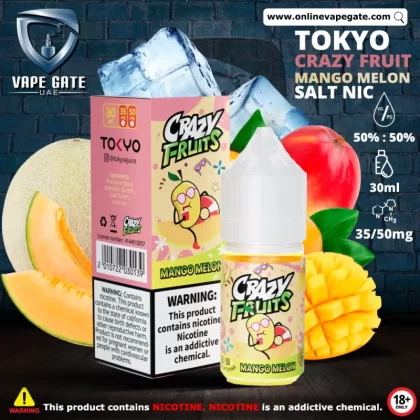Tokyo Crazy Fruits Mango Melon Saltnic 30ml - 30 mg - 30 ml