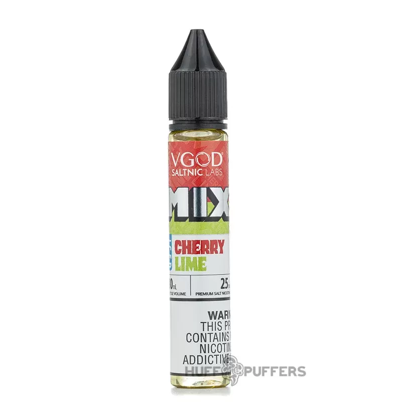 VGOD SaltNic Mix – Iced Cherry Lime 30mL - Nicotine Strength#25mg>50mg