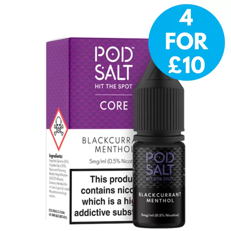 5mg Pod Salt Core 10ml Nic Salt (50VG/50PG) - Vape Co
