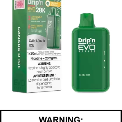 Canada D Ice Drip’n EVO 28K Disposable Vape