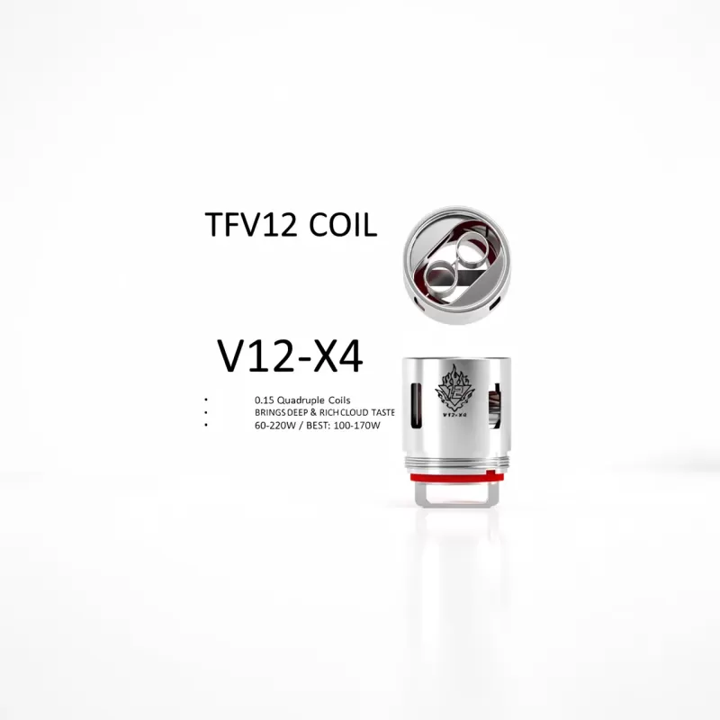 Smoktech TFV12 Bobinas V12-X4 (3 unidades)