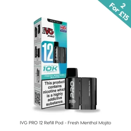 Fresh Menthol Mojito – IVG PRO 12 Pods