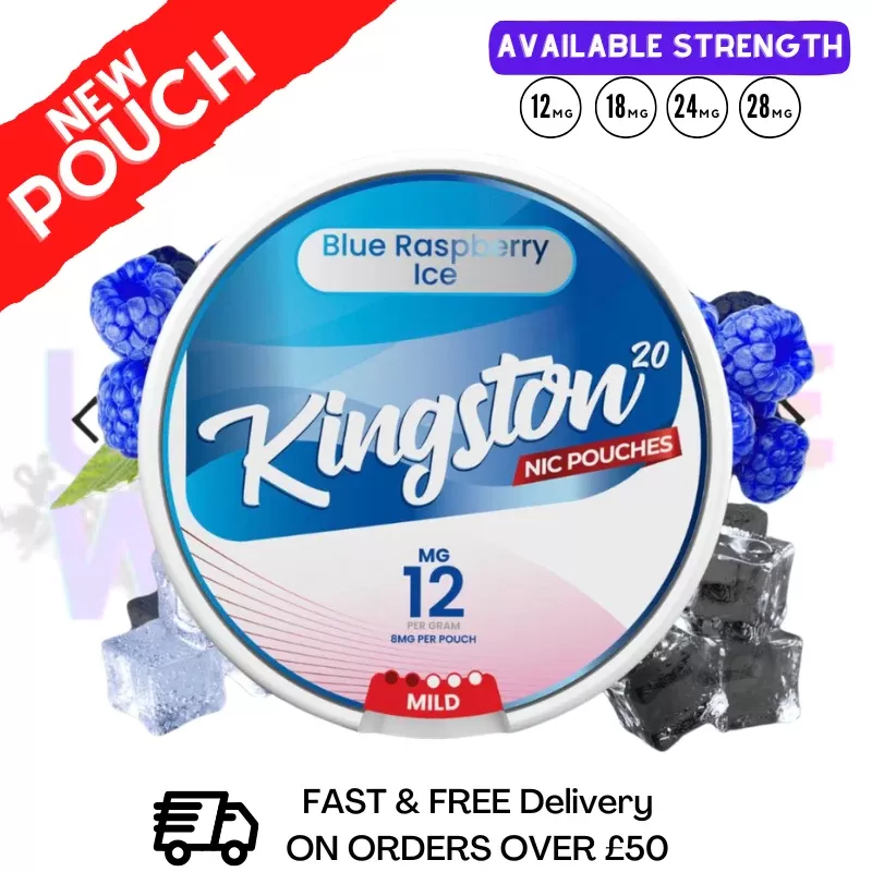 Blue Raspberry ICE Kingston Nicotine Pouches