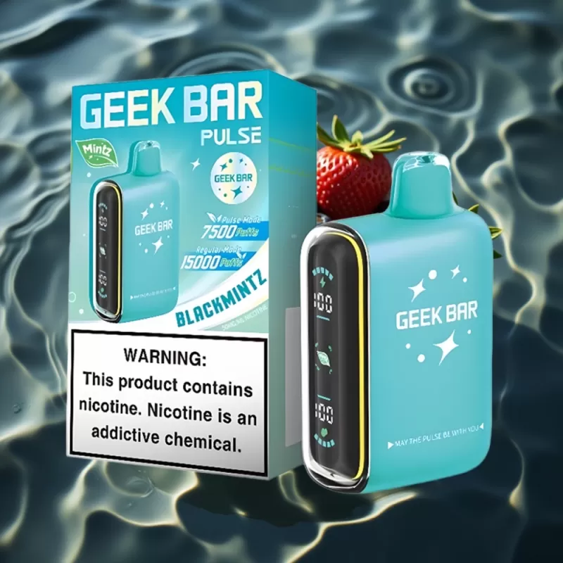 Geek Bar Pulse 15000 Puffs Mintz Edition 16ML 5% Nicotine USB-C Disposable Vape - Bangvapeaustralia - Image 2
