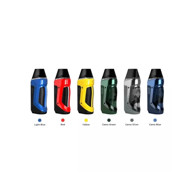 Geekvape Aegis Nano N30 Pod Kit 800mAh - Color#Black>Blue>Camo Blue>Camo Green>Camo Silver>Red>Yellow>Rainbow