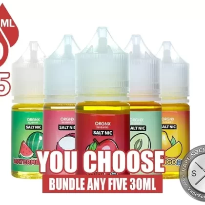 ORGNX Salt Nic Bundle 5x30ml (150ml)