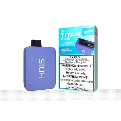 STLTH TITAN PRO DISPOSABLE – BLUE RAZZ ICE