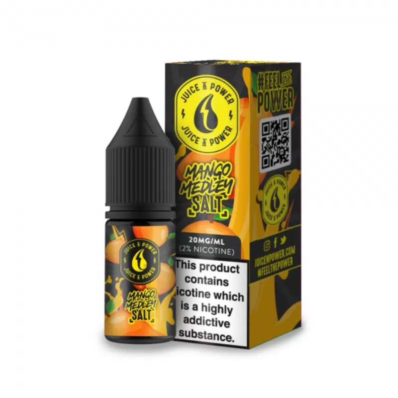 MANGO MEDLEY NIC SALT E-LIQUID BY JUICE N POWER 30ML – 50MG - Vape Product