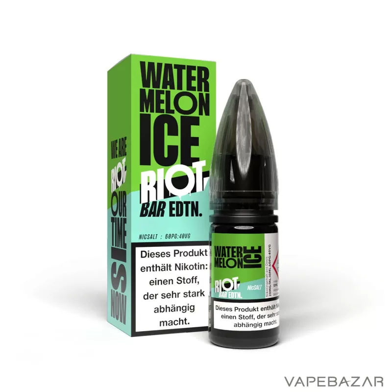 Riot Salt Bar Liquid – Watermelon Ice - Vapebazar - Image 3