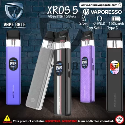 VAPORESSO XROS 5 POD SYSTEM 1500mAh - Opal White