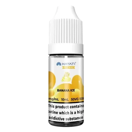 Hayati Pro Max Banana Ice Nic Salt Vape Juice - Strength#10mg>20mg (9F97D6)