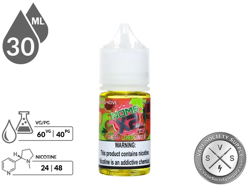Cherry Lime Ginger NOMS X2 SALT 30ml - Image 2