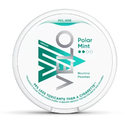 POLAR MINT NICOTINE POUCHES BY VELO - Medium (6mg/pouch), Strong (10mg/pouch)