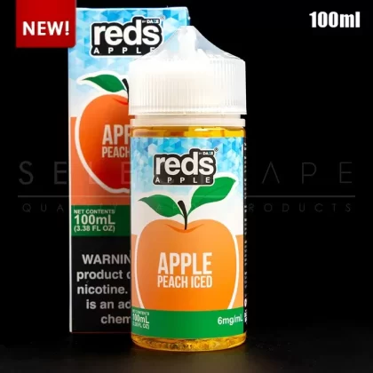 7Daze – Reds Apple Peach Iced Eliquid 100ml